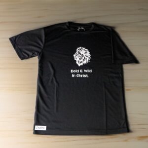 Black with Lion head easy wear t-shirt